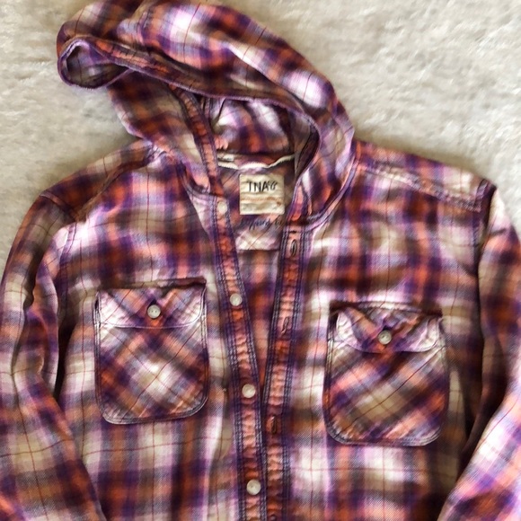 Button up flannel top - Picture 2 of 3